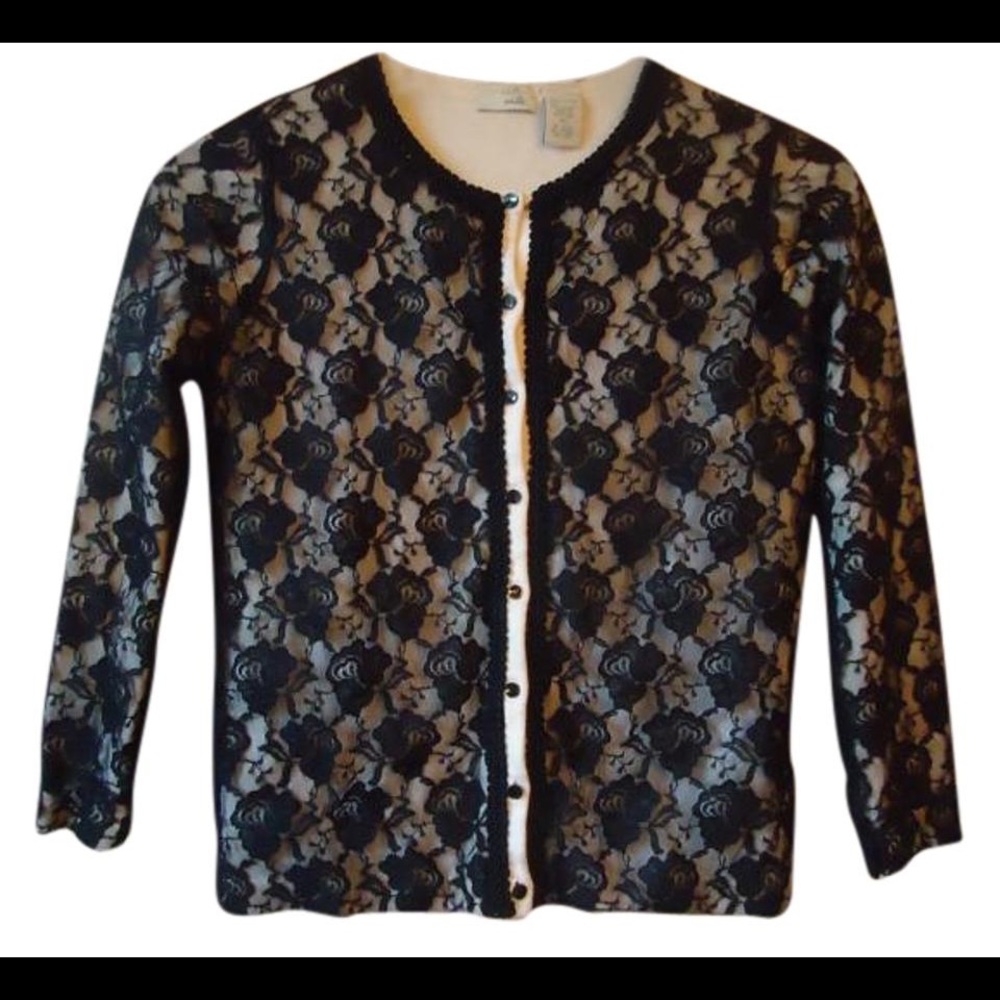 Odille Lace cardigan from Anthropologie